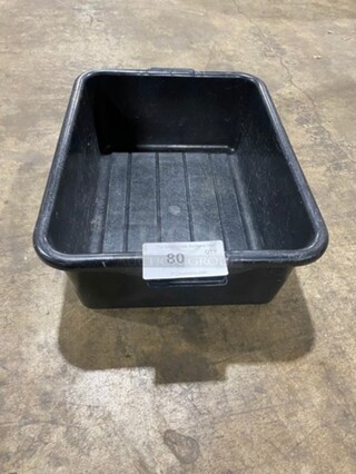 Black Poly Bus Bin!