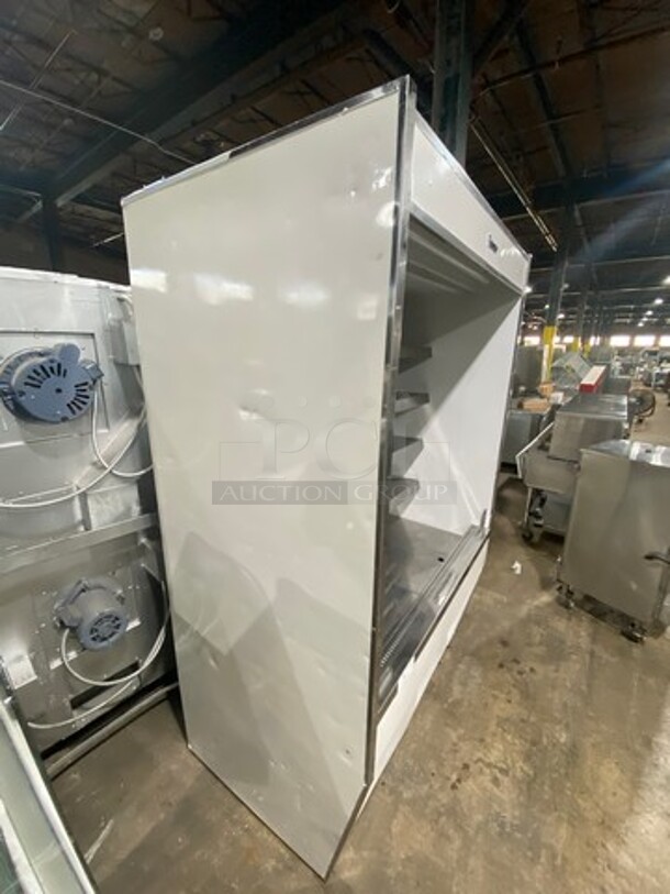 Custom Cool Commercial Refrigerated Open Grab-N-Go Display Case! With Shelves! All Stainless Steel! - Image 2 of 8