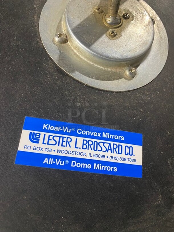 Round Convex Glass Mirror! - Image 3 of 3
