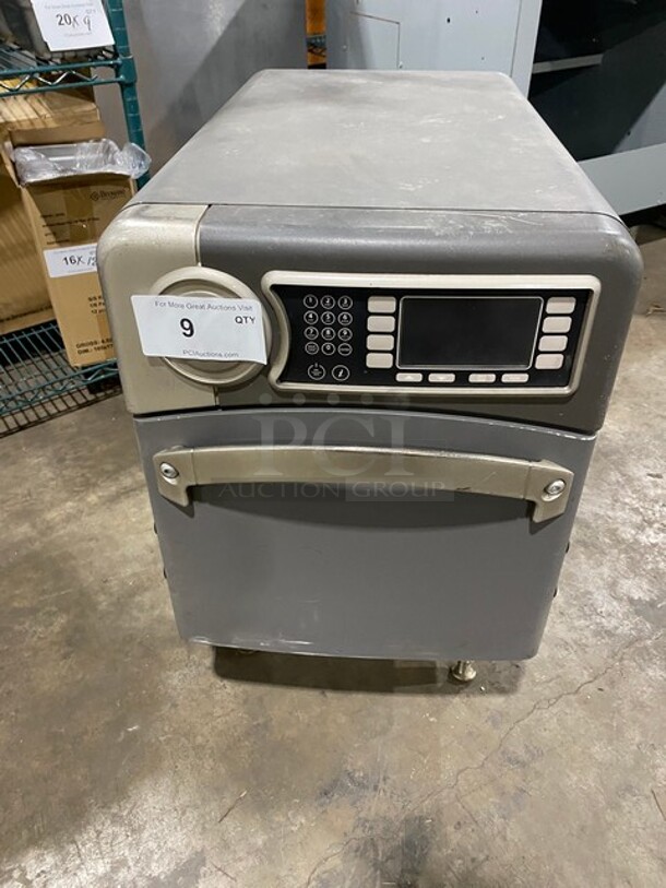 LATE MODEL! 2017 Turbo Chef Commercial Countertop Rapid Cook Oven! On Small Legs! Model: NGO SN: NGOD31598 208/240V 60HZ 1 Phase