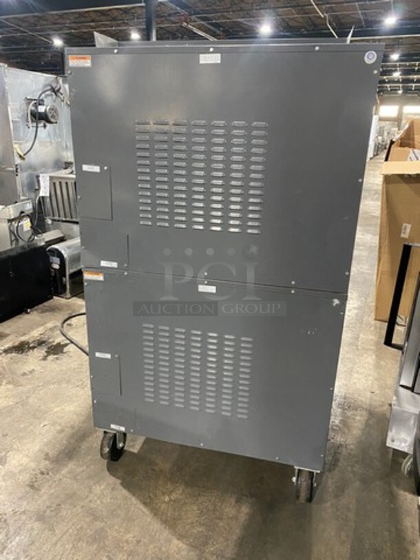 Vulcan Commercial Electric Powered Double Deck Convection Oven! With View Through Door! Metal Oven Racks! All Stainless Steel! On Casters! 2x Your Bid Makes One Unit! - Image 3 of 9