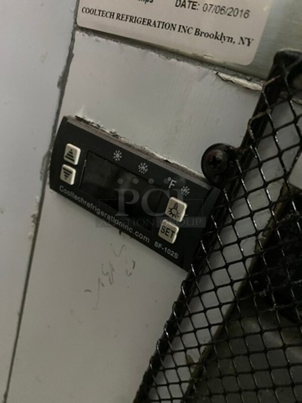 LATE MODEL! 2016 Cool Tech Commercial Bakery Case Merchandiser! With Slanted Front Glass! With Stainless Steel Shelves! With Rear Access Doors! WORKING WHEN REMOVED! Model: CMPH36HB SN: 16791 120V 60HZ - Image 8 of 9