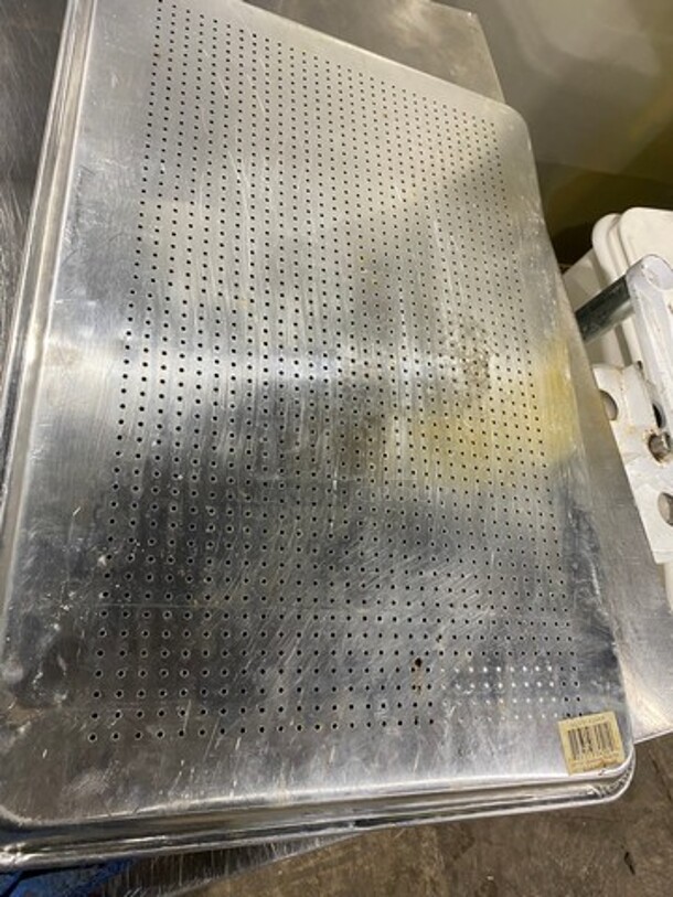 Perforated Full Size Sheet Pans! 5x Your Bid! - Image 3 of 4