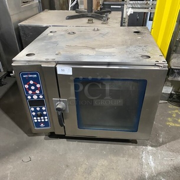 Alto Shaam Commercial Combitherm Convection Oven! All Stainless Steel! On Legs! Model: 7.14ESI SN: 701637000 208/240V 60HZ 3 Phase