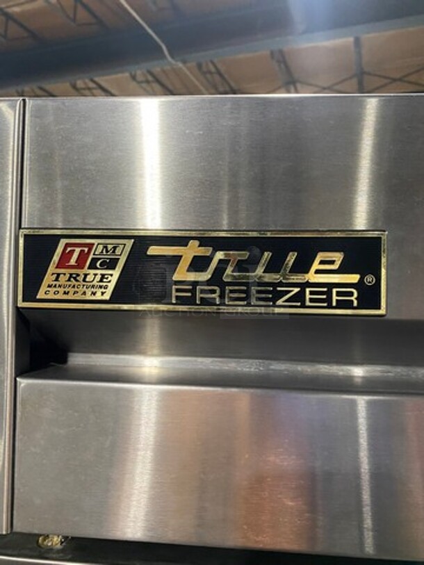 True Commercial 2 Door Reach In Freezer! With Poly Coated Racks! All Stainless Steel! On Casters! Model: T49F SN: 7196976 115V 60HZ 1 Phase - Image 10 of 12