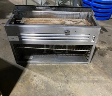 Montague Commercial Countertop Natural Gas Powered Salamander! All Stainless Steel!