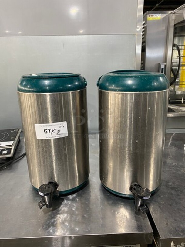 Commercial Countertop Beverage Dispenser! Stainless Steel Body! 2x Your Bid! - Image 1 of 5