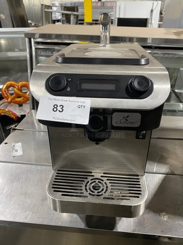 Clover Commercial Countertop Coffee Brewing Machine! With Drip Tray! Stainless Steel Body! On Small Legs! Model: CLOVER1S SN: 2309 200/240V 60HZ 1 Phase
