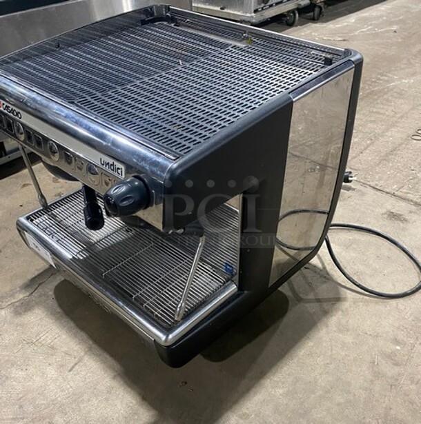 Casadio Stainless Steel Commercial Countertop 2 Group Espresso Machine w/ 2 Portafilters and 2 Steam Wands! - Image 2 of 9