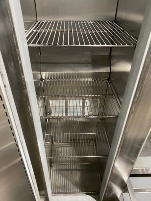WOW! Traulsen Commercial 2 Door And 2 Drawer Reach In Cooler! With Racks! All Stainless Steel! Model: ERS48DT SN: M655400J92 115V 60HZ 1 Phase - Image 6 of 11