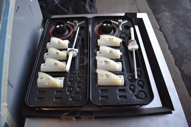 2017 Stoelting SF121-38I2 Stainless Steel Commercial Countertop Air Cooled 2 Flavor w/ Twist Soft Serve Ice Cream Machine. 208-240 Volts, 1 Phase. 22x33x34 - Image 5 of 7