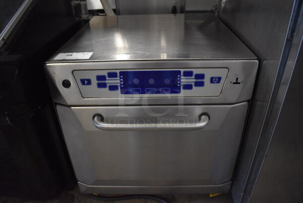 2010 Merrychef 402S Series V4 Stainless Steel Commercial Countertop Electric Powered Rapid Cook Oven. 208/240 Volts, 1 Phase. 23x27.5x23 - Image 1 of 9