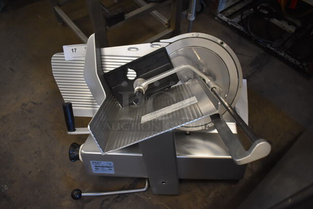 2010 Bizerba SE 12 US Stainless Steel Commercial Countertop Meat Slicer. 120 Volts, 1 Phase. 28x25x22. Tested and Working!