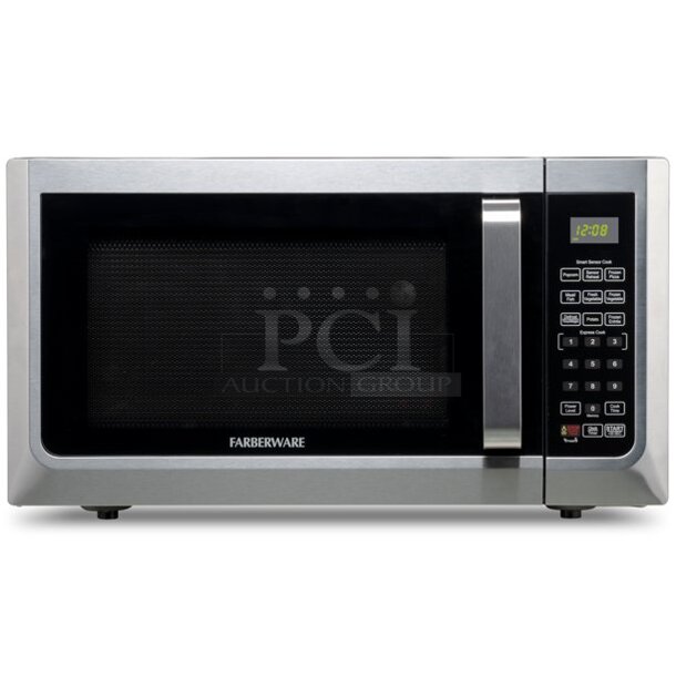 BRAND NEW IN BOX! Farberware FMG13SS Stainless Steel Microwave Oven