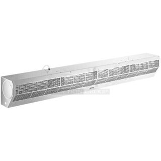 BRAND NEW IN BOX! Lavex Industrial 72" Stainless Steel Air Curtain with Plunger Door Switch. 72x10x8.5. Tested and Working!