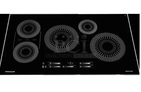 BRAND NEW SCRATCH AND DENT! Frigidaire FCCI3627AB 36'' Induction Cooktop. Stock Picture Used For Gallery Picture.
