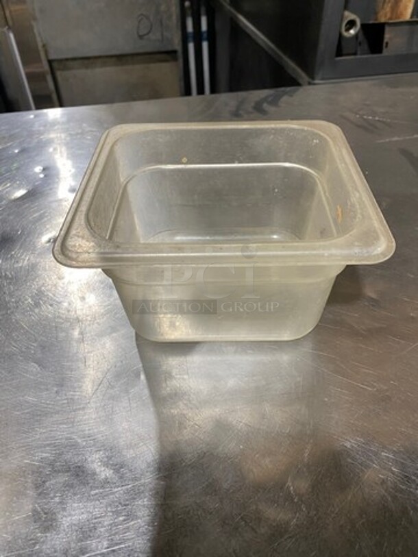 ALL ONE MONEY! Thunder Group Clear Poly 1/6x4" Food Containers! - Image 2 of 6