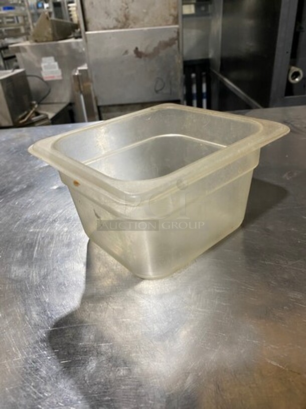 ALL ONE MONEY! Thunder Group Clear Poly 1/6x4" Food Containers! - Image 4 of 6