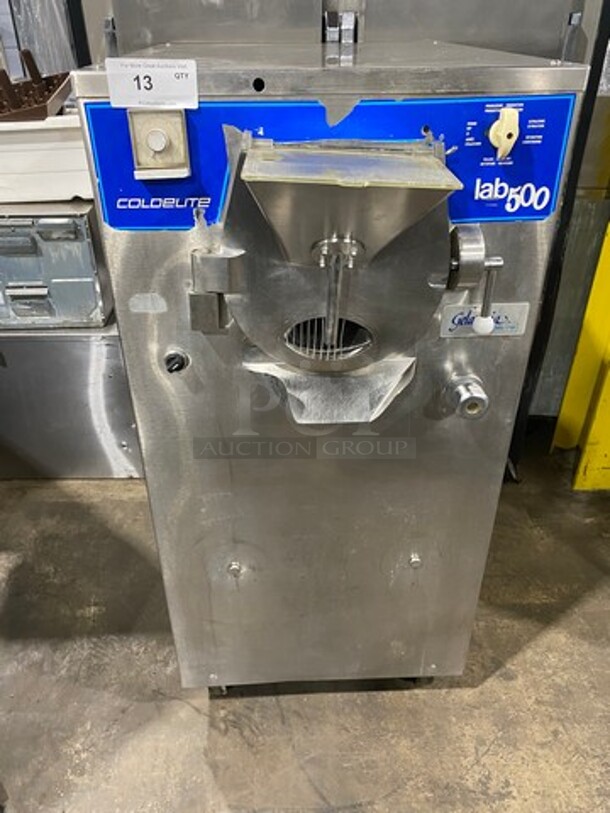 Coldelite Commercial Gelato/ Ice Cream Batch Freezer Machine! All Stainless Steel! Model: LAB500G