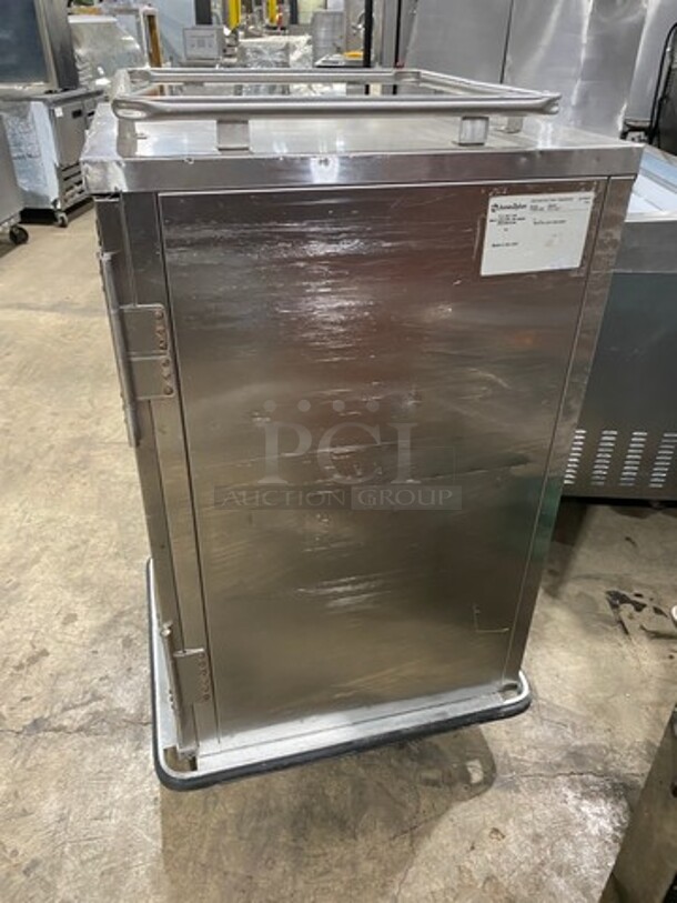 2013 Jones Zylon Commercial Single Door Dry Food Transport Cart! All Stainless Steel! On Casters! Model: ETCUA7 SN: 133831202 - Image 2 of 9