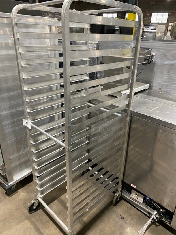 Metal Commercial Pan Transport Rack on Commercial Casters! - Image 2 of 5