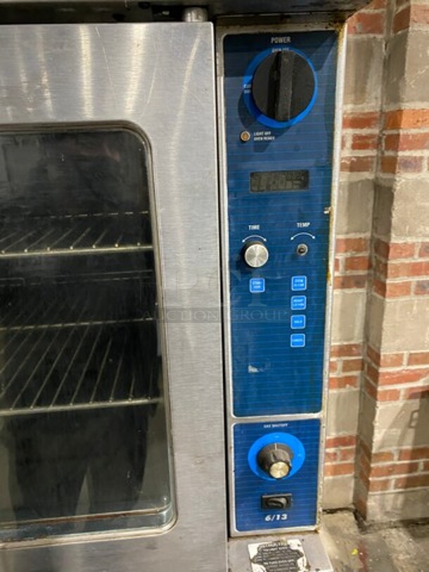 Duke Commercial Gas Powered Convection Oven! With View Through Doors! Metal Oven Racks! All Stainless Steel! On Legs! Model: 6/13! - Image 5 of 8