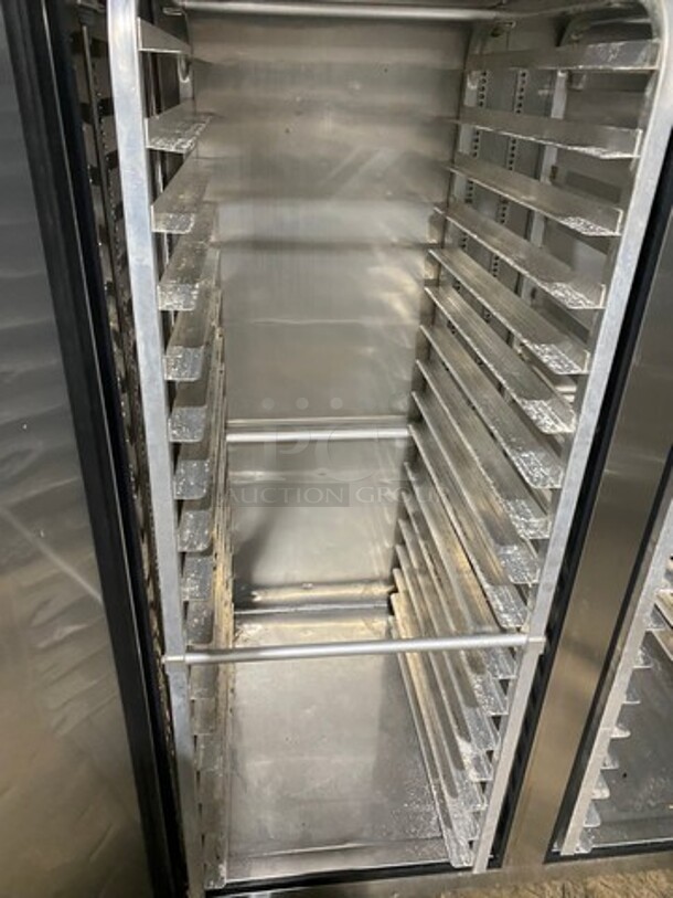 Turbo Air Commercial 2 Door Reach In Freezer! With Pan Racks! Solid Stainless Steel! On Casters! Model: M3F472 SN: M3F4L86024 115V - Image 6 of 10
