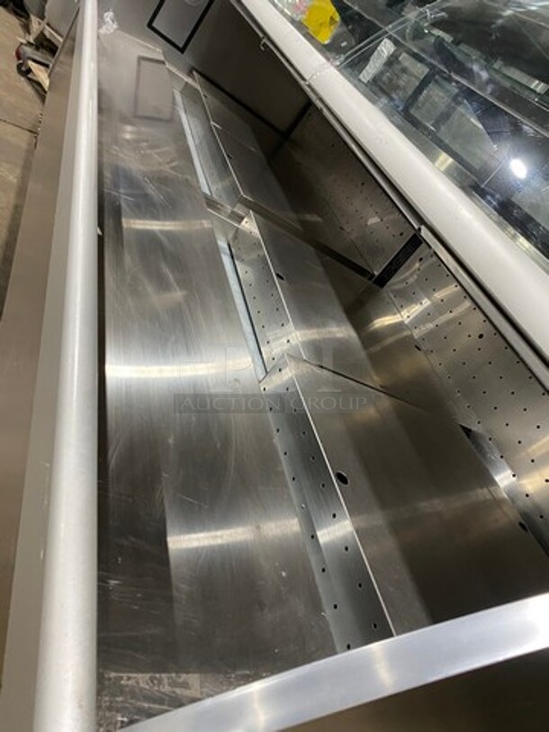 COOL! Cayuga Commercial Refrigerated Open Grab-N-Go Display Case Merchandiser! With Front Cover! With Top Refrigerated Closed Display Case Merchandiser! With Front And Rear Access Doors! Model: SSS9654SC SN: 1272601Q1C 115/230V 60HZ 1 Phase - Image 5 of 8