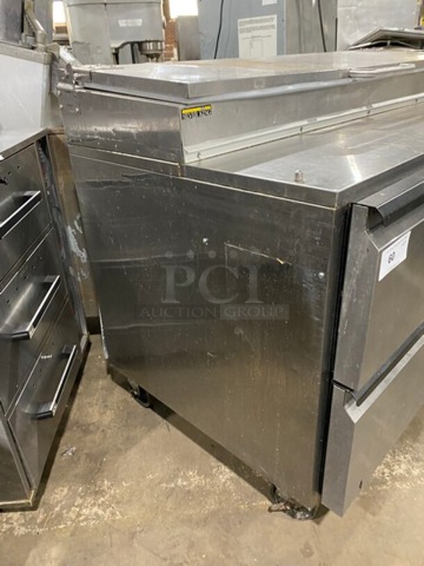 SILVER KING 4 Drawer Pizza Prep Table! Stainless Steel! On Commercial Casters! Model SKPZ60D2 Serial SBDK1557588 115V/60Hz 1Phase!  - Image 2 of 9