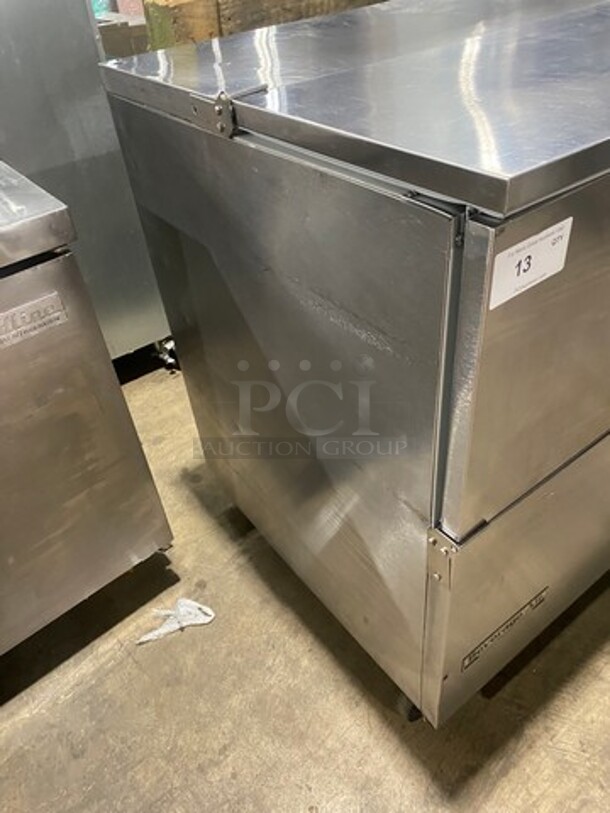 Beverage Air Single Side Access Milk Cooler! Stainless Steel! On Casters! Model: SM49N 115V 60HZ 1 Phase - Image 4 of 7
