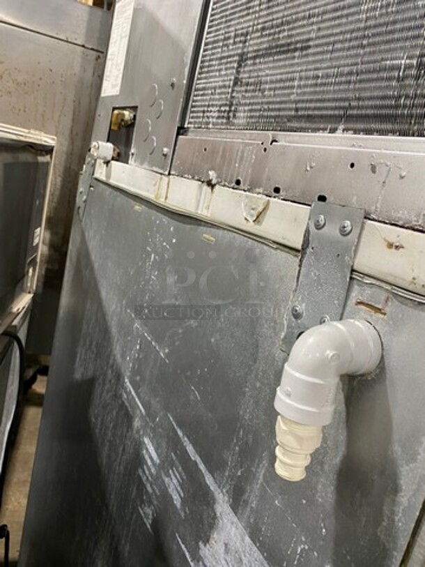 Manitowoc Commercial Ice Maker Machine! With Commercial Ice Bin! All Stainless Steel! On Legs! Model: ID0502A161D SN: 1120025579 115V 60HZ 1 Phase - Image 8 of 9