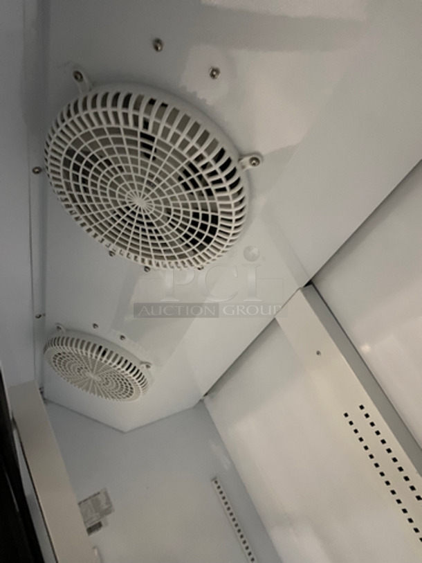 NICE! KOOL-IT 2 Door Refrigerated Display Cooler Merchandiser! With 2 Sliding View Through Doors! Model: KSM-42 SN: KSM42171113022 110V 60HZ - Image 6 of 8