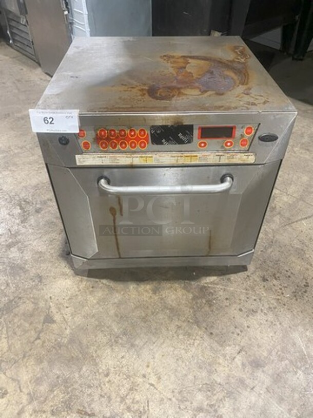 WoW! Merry Chef Counter Top Electric Powered Rapid Cook Turbo Oven! Model PVS402 Serial 0206000327! 208V 1 Phase!  - Image 1 of 8