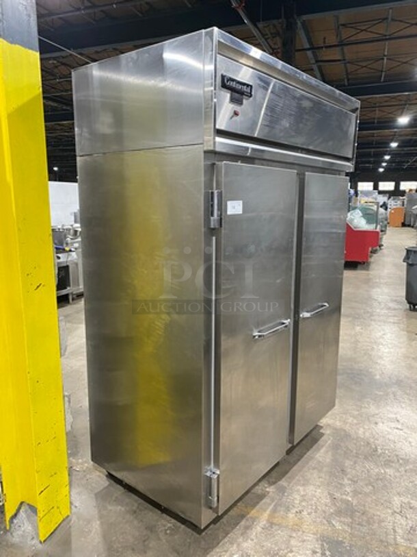 Continental Commercial 2 Door Reach In Freezer! Solid Stainless Steel! On Casters! Model: DL2FESS SN: 143B9271 115V 60HZ 1 Phase - Image 2 of 11