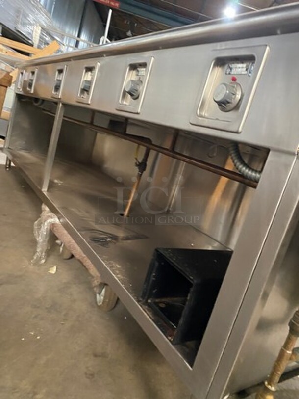 WELLS Electric Powered 8 Pan Steam Table! On Casters! Model HWSMP6D Serial BITTD1109A0164! 208V/60Hz 1 Phase - Image 7 of 9