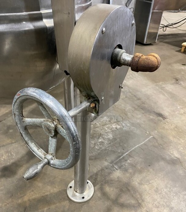 Groen Commercial Direct Steam Tilted Soup Kettle! All Stainless Steel! On Legs! - Image 6 of 7