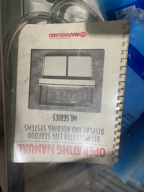 Marine Land Commercial Electric Powered Live Seafood Tank Aquarium! Model: ML22 SN: 15245 120V 60HZ 1 Phase - Image 5 of 8