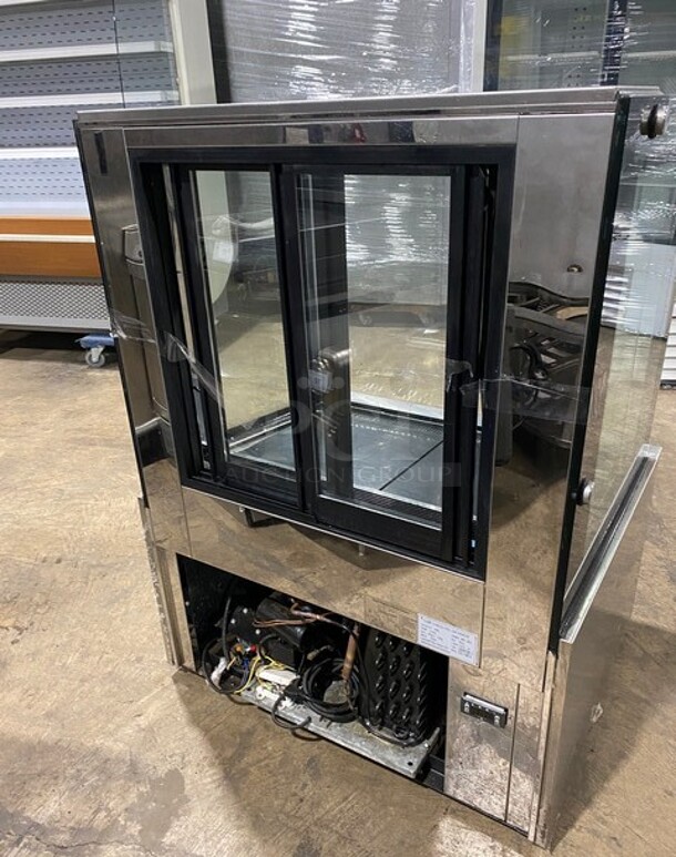 Marchia Commercial Refrigerated Bakery Display Case Merchandiser! With Rear Access Doors! Stainless Steel Body! Model: G300BF SN: 2008119S! 110V! - Image 3 of 8