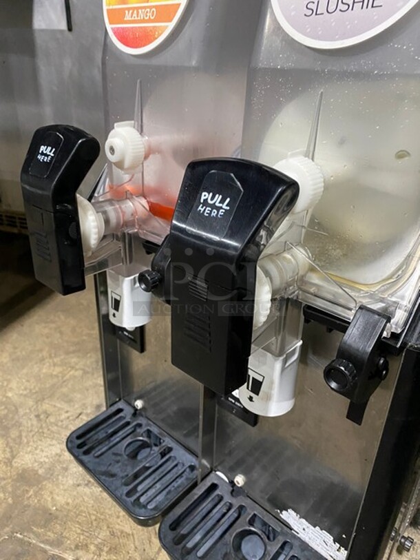 Elmeco Model Commercial Countertop 2 Hopper Slushie Machine! MODEL FC2 - Image 6 of 9