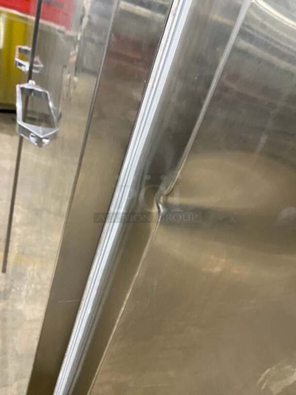 Continental Commercial 2 Door Reach In Freezer! Solid Stainless Steel! On Casters! Model: DL2FESS SN: 143B9271 115V 60HZ 1 Phase - Image 9 of 11