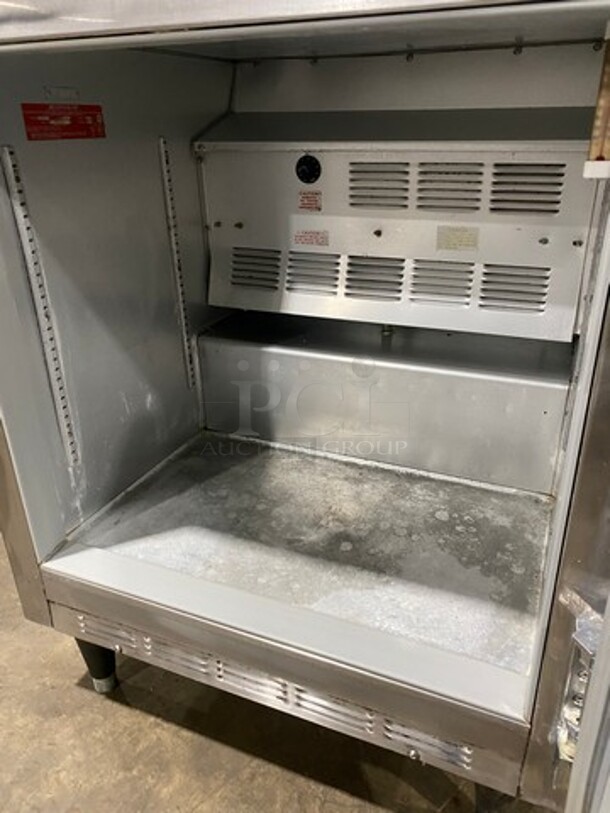 Beverage Air Commercial Single Door Undercounter Cooler! Stainless Steel! On Casters! Model: UCR27 SN: 2316481! 115V 60HZ 1 Phase! - Image 5 of 7