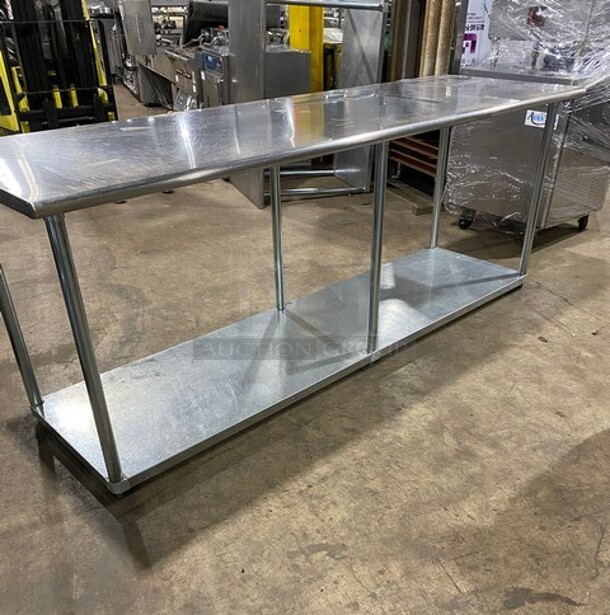 L&J Restuarant Manufacturing Stainless Steel Worktable With Undershelf! - Image 3 of 7