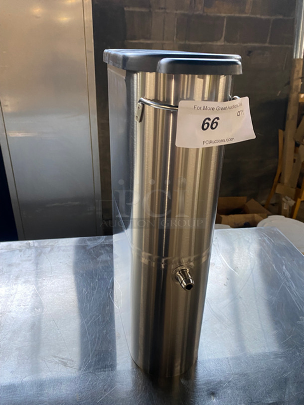 Bunn Commercial Countertop Beverage Dispenser! Stainless Steel Body! Model: TDON3.5 