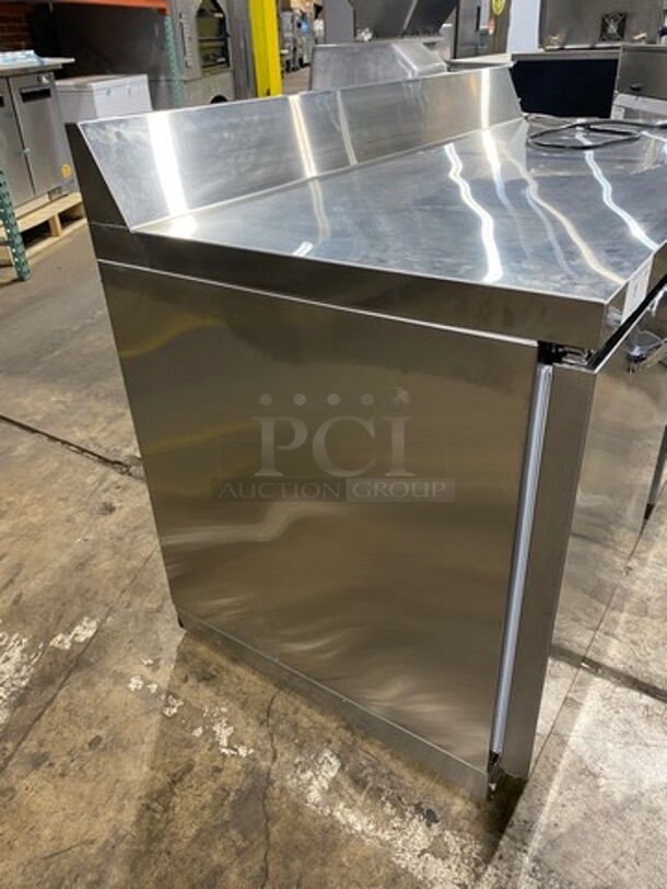 WOW! NEW! OUT OF THE BOX! Continental Commercial 2 Door Lowboy/Worktop Cooler! With Back Splash! All Stainless Steel! Model: SW60NSSBS SN: 159C9883 115V 60HZ 1 Phase - Image 2 of 11