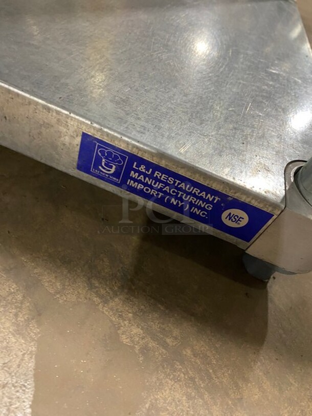 L&J Restuarant Manufacturing Stainless Steel Worktable With Undershelf! - Image 7 of 7