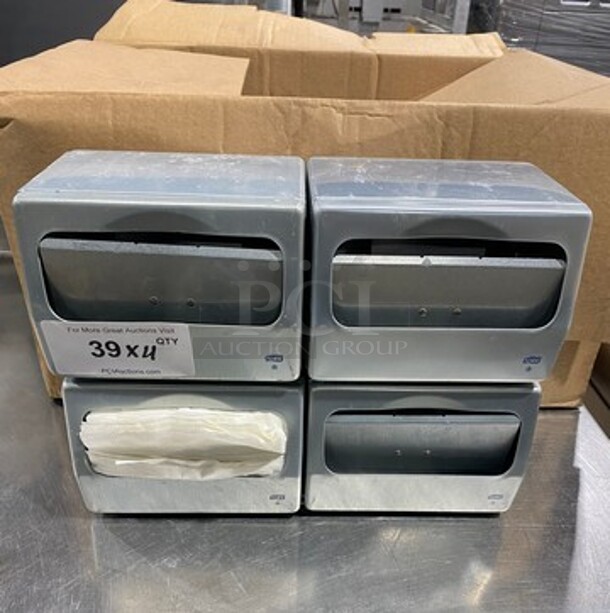 Tork Dual Sided Metal Napkin Dispenser! 4x Your Bid! - Image 1 of 7