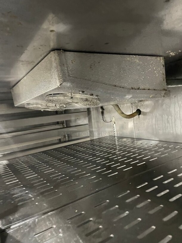 Marsal All Stainless Steel 72 Inch Refrigerated Pizza Prep Table Station! On Casters! Remote Compressor/No Compressor! 115V! Model: BM72R SN: 1961! - Image 6 of 10
