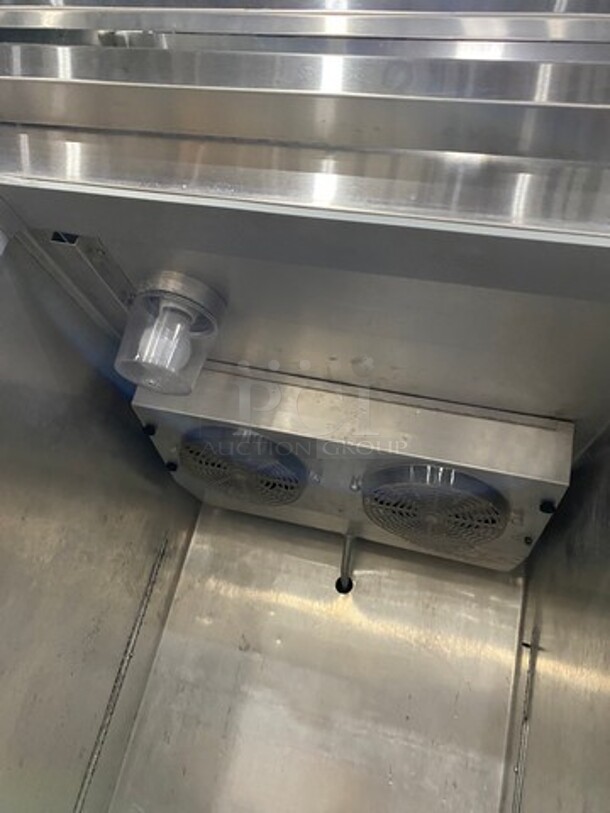 Continental Commercial Single Door Reach In Freezer! All Stainless Steel! On Casters! Model: 1FE SN: 14866386 115V 60HZ 1 Phase - Image 6 of 9