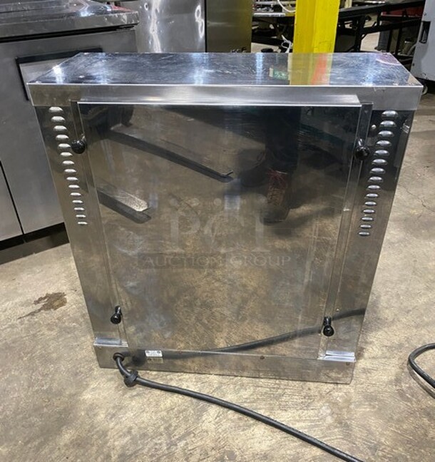 WOW! Robot Coupe Commercial Countertop Electric Powered Rotisserie Oven! All Stainless Steel Body! Working When Removed! - Image 3 of 9