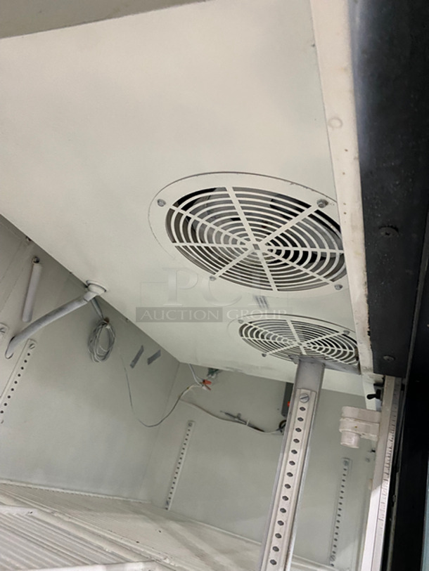 COOL! True Commercial Refrigerator Display Case Merchandiser! With 2 View Through Doors! With Poly Coated Racks! Model: GDM47 SN: 12194835 115/208/230V 60HZ 1 Phase - Image 6 of 8
